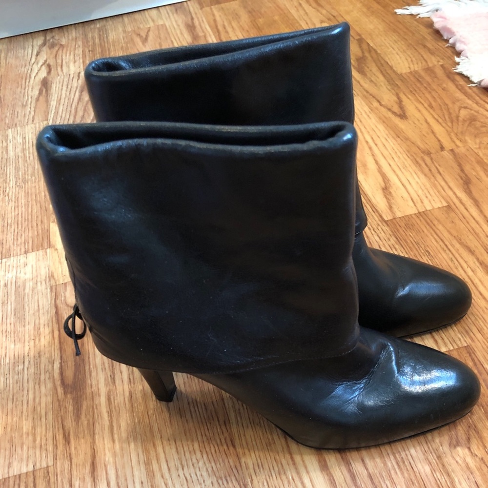 Black dress boots